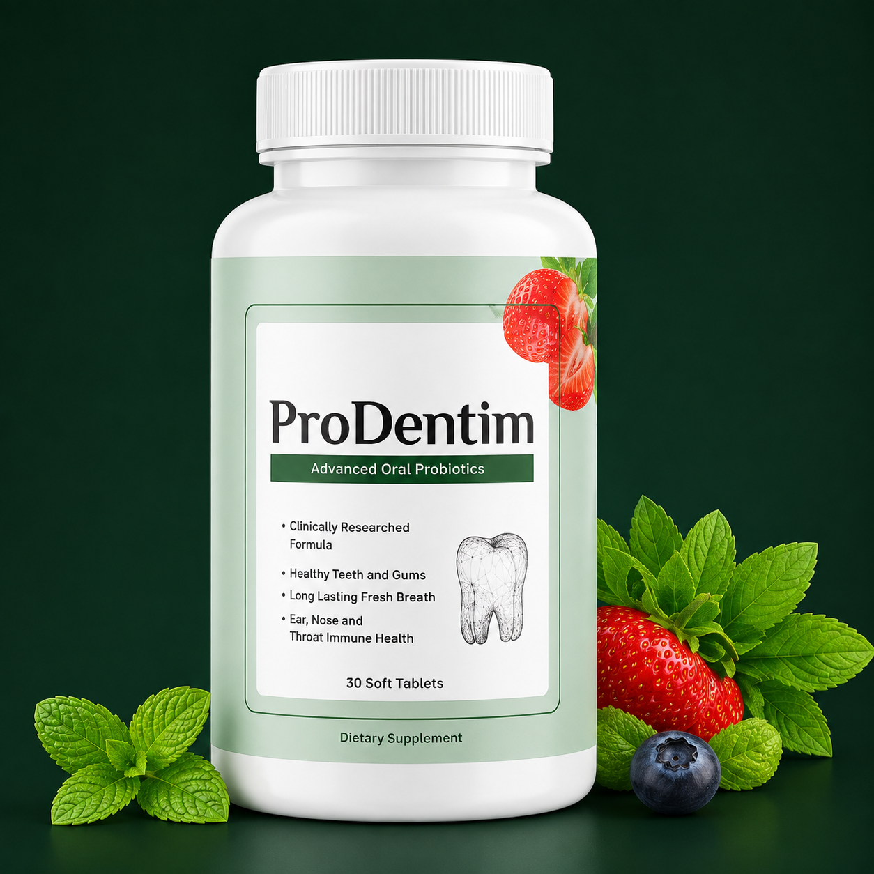 ProDentim dietary supplement bottle